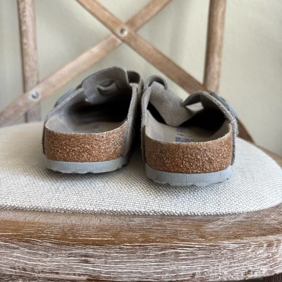 Birkenstock Boston Soft Footbed Clogs stone coin - Picture 3 of 8